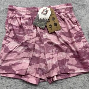 Avalanche Outdoor Supply Company Pink Camo Shorts Youth Girls Size Large 14/16